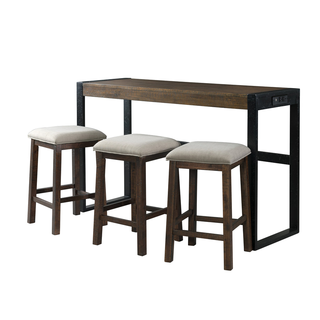 Caesar Occasional Bar Table Single Pack (table + Three Stools)