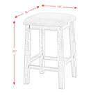 Caesar Occasional Bar Table Single Pack (table + Three Stools)