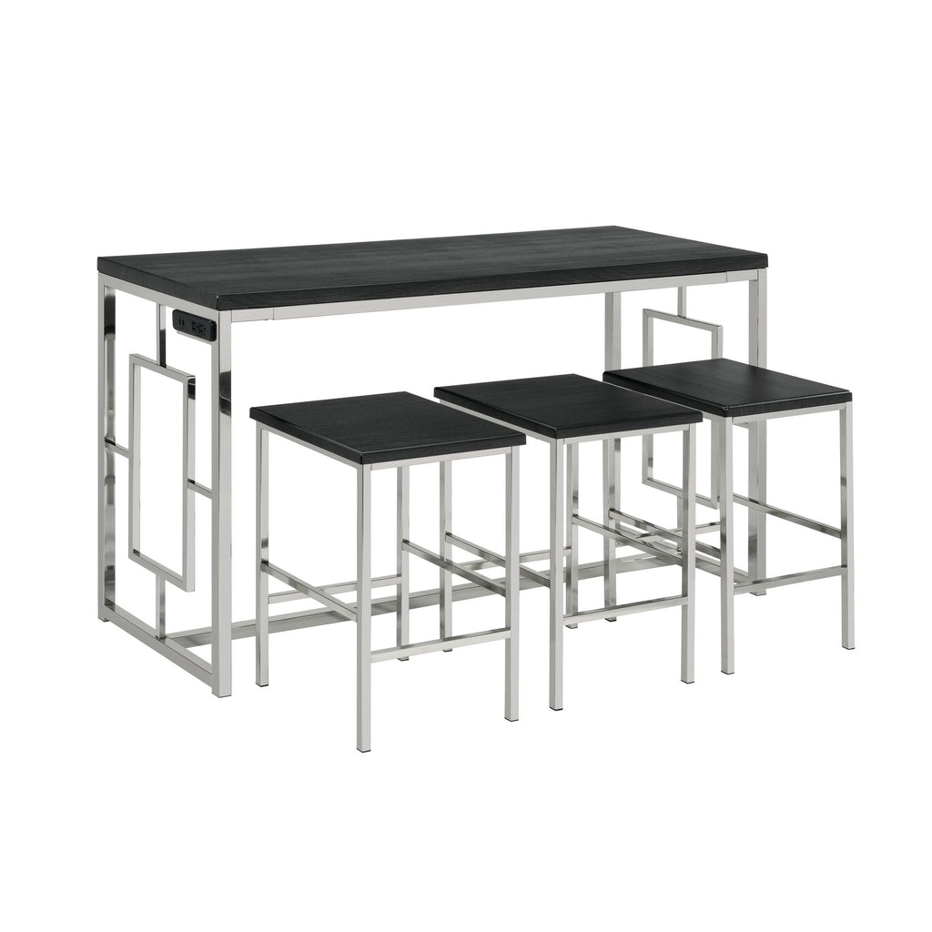Ezra 3A Bar Table Single Pack (table + Three Stools)