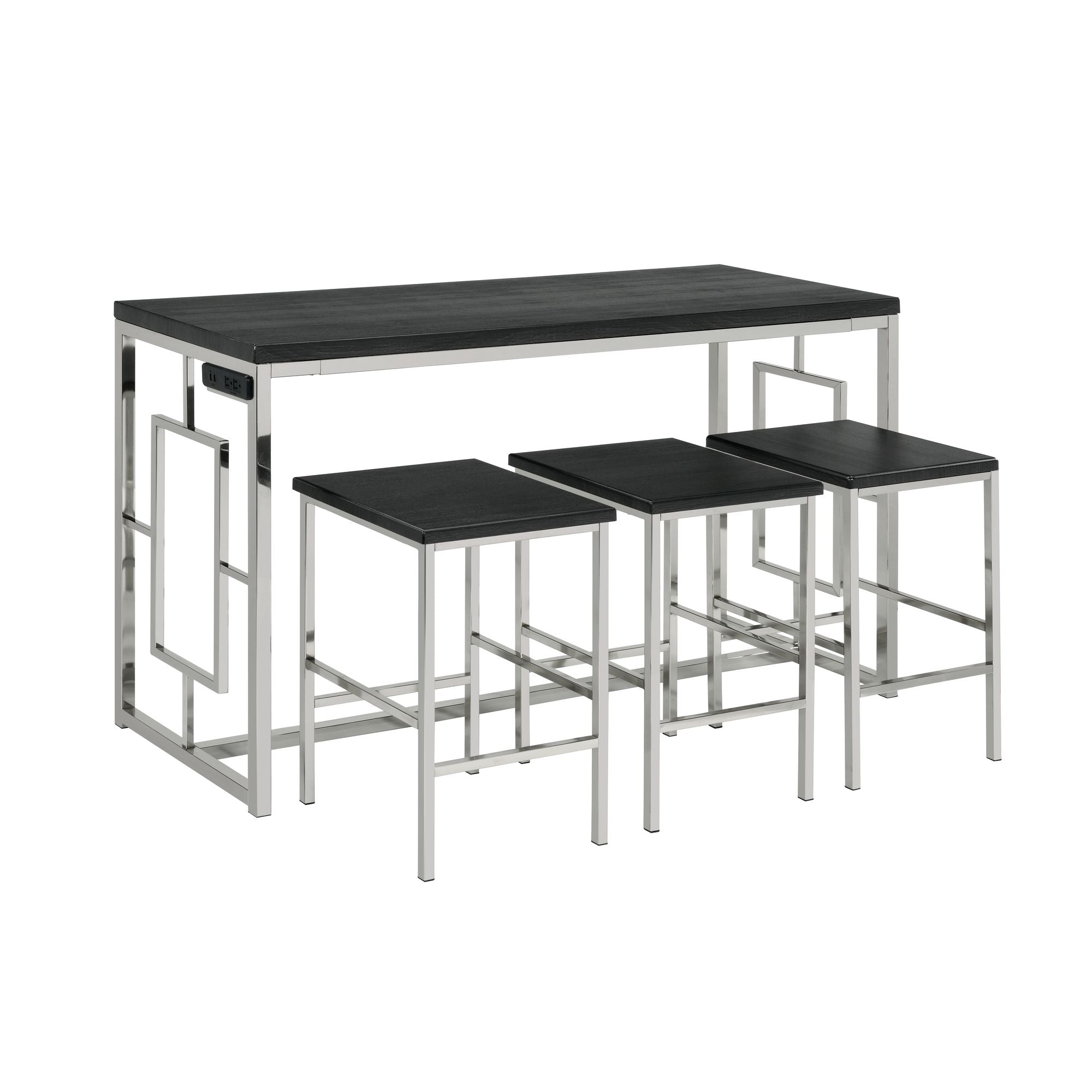 Ezra 3A Bar Table Single Pack (table + Three Stools)