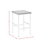 Ezra 3A Bar Table Single Pack (table + Three Stools)