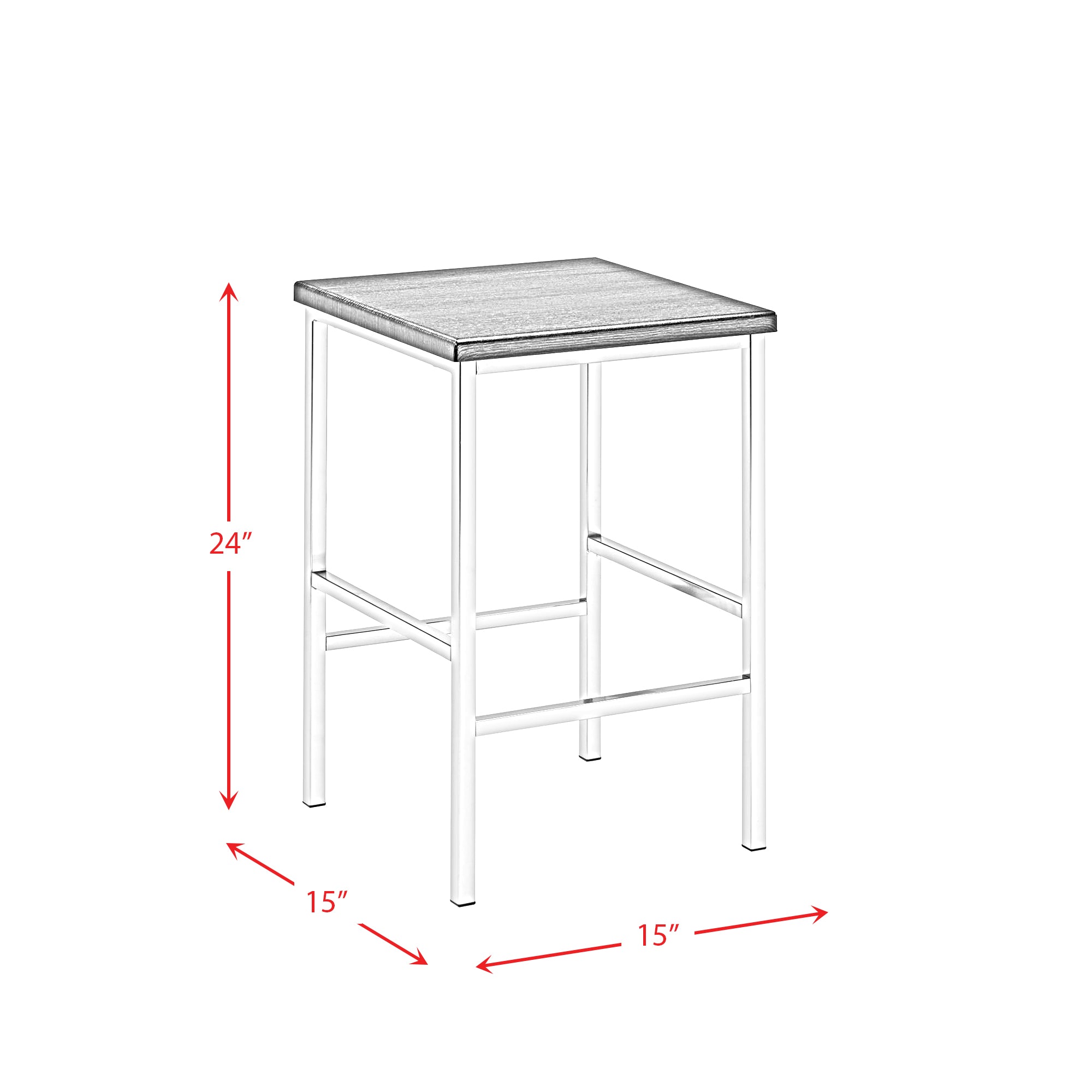 Ezra 3A Bar Table Single Pack (table + Three Stools)