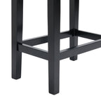 Marco-Bar-Table-Set-Single-Pack-in-White-Top-(Table-+-3-Stool-in-Blue-Velvet)