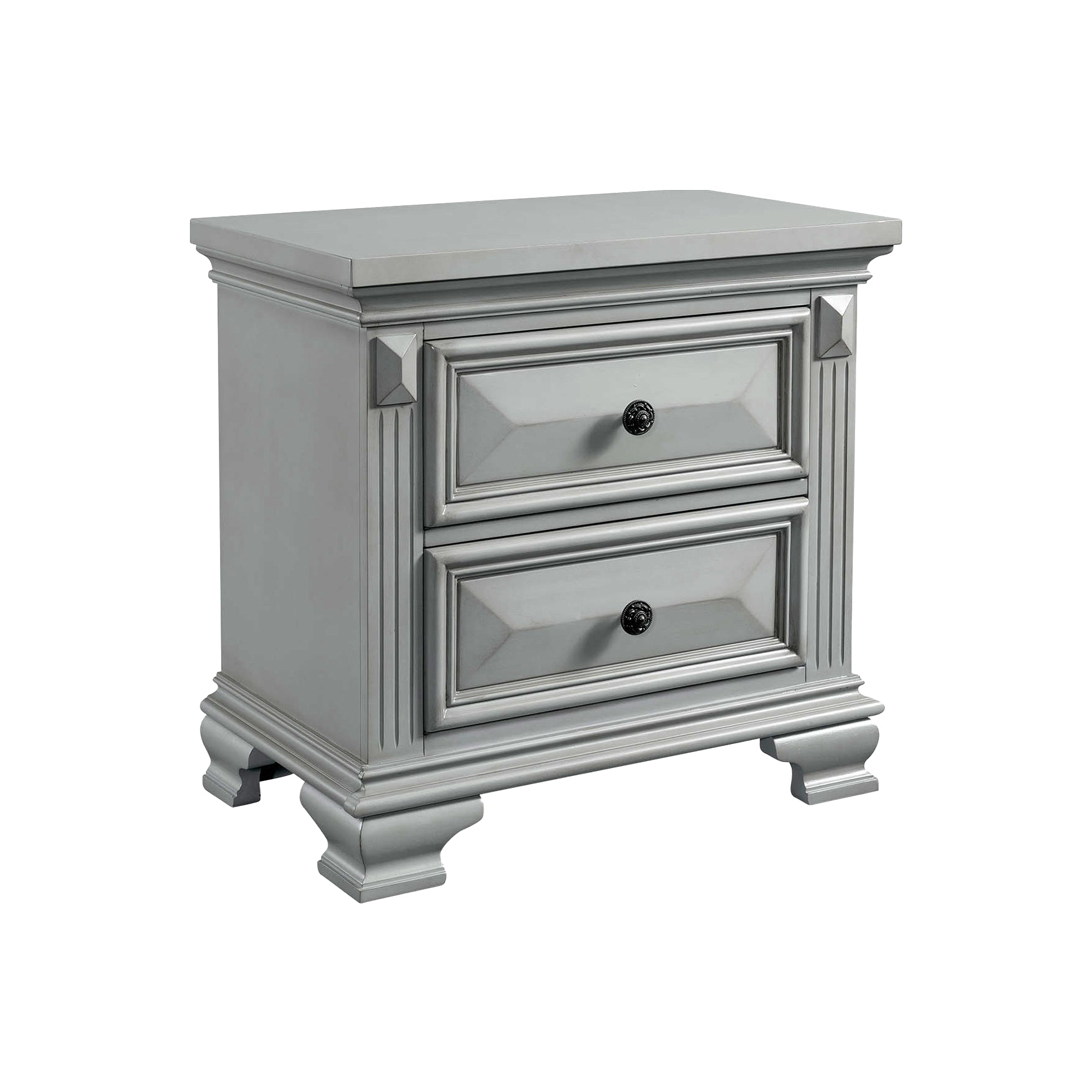Calloway King Panel 3-piece Bedroom Set Grey