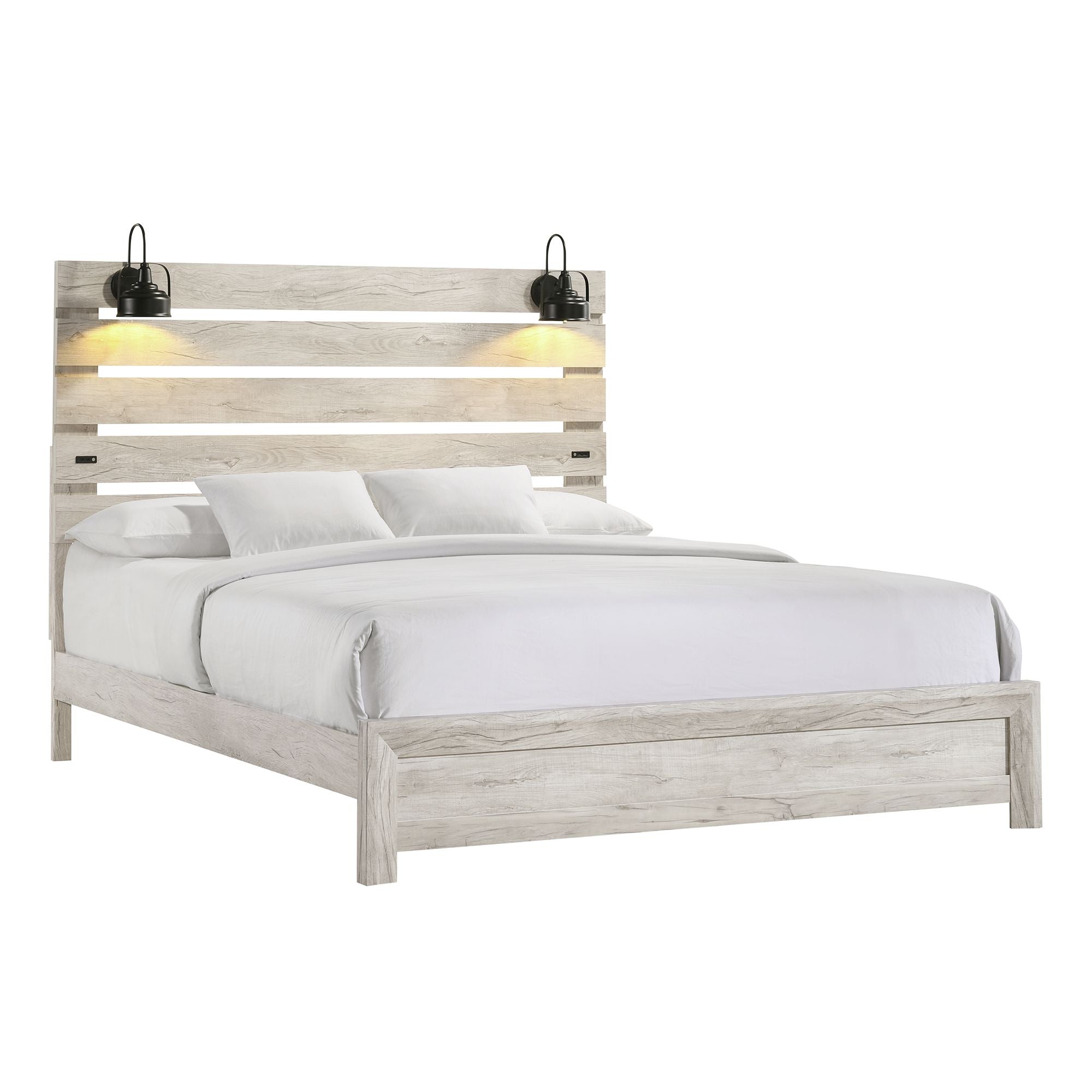 Fort-Worth-King-with-Lights-&-USB-3PC-Bedroom-Set-in-White