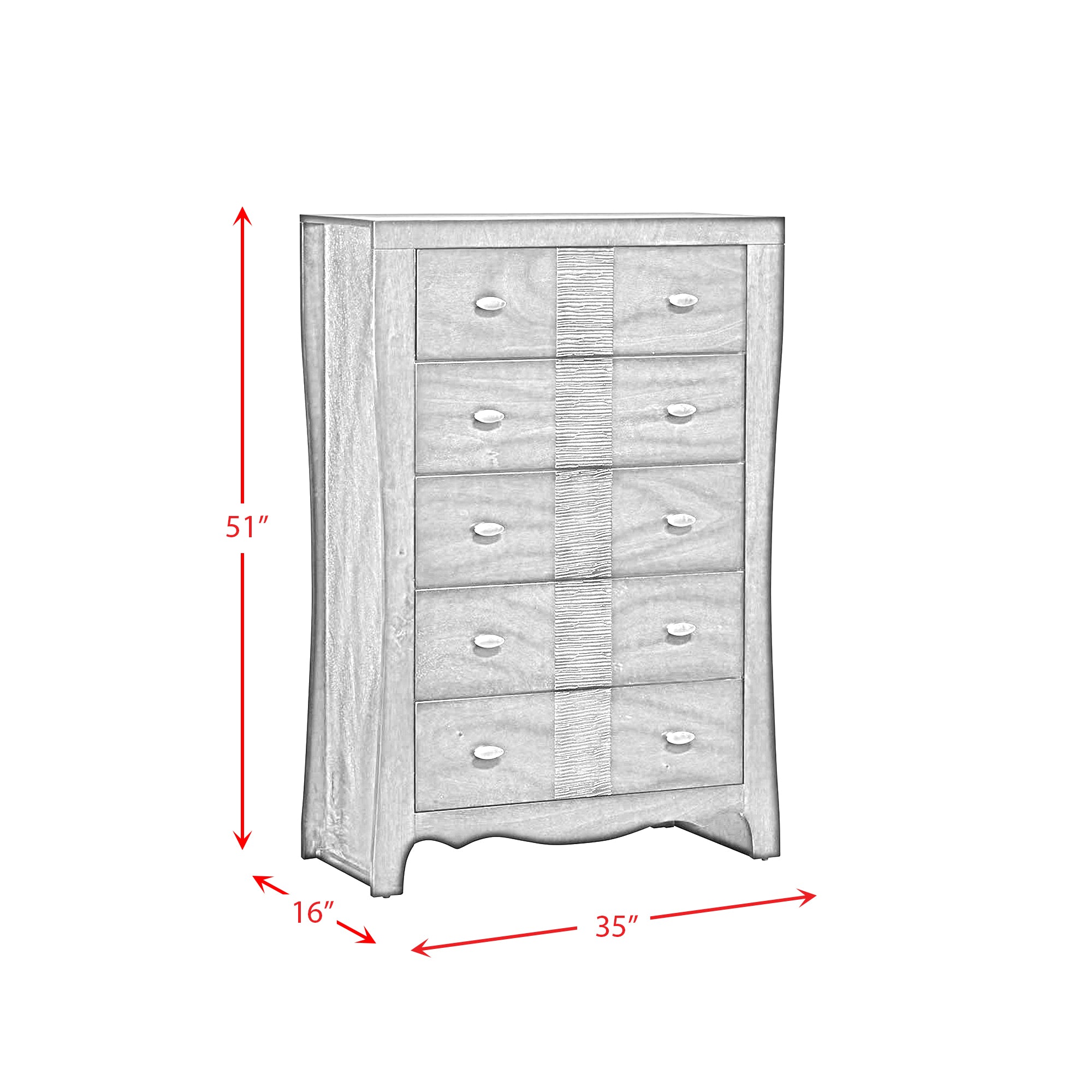 Jenny King Panel 5-piece Bedroom Set