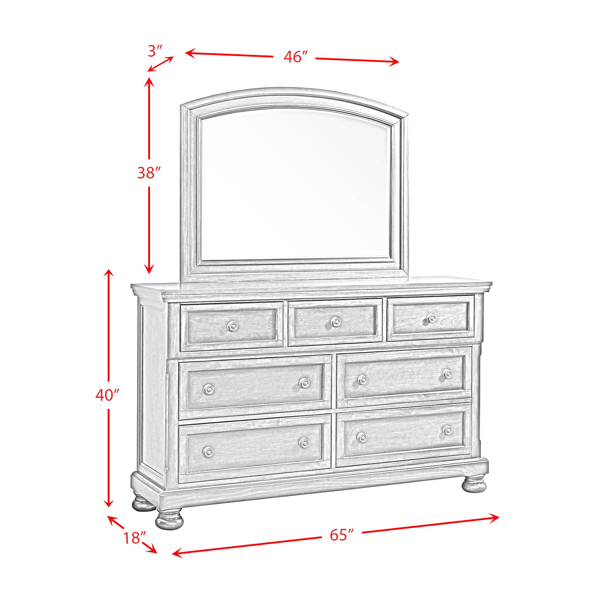 Kingston King Storage 5-piece Bedroom Set