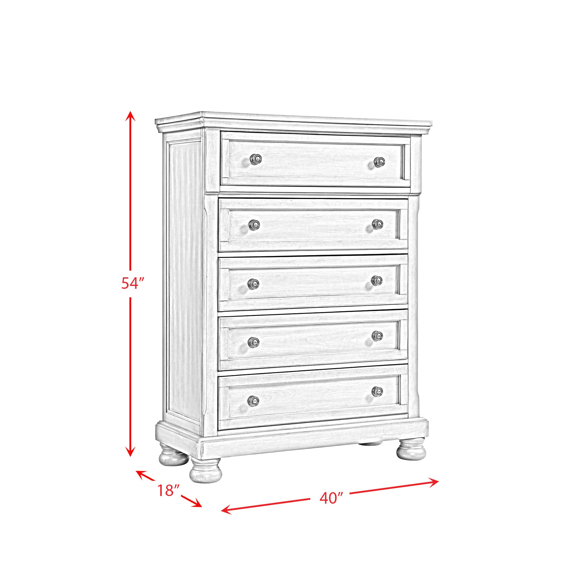 Kingston King Storage 6-piece Bedroom Set