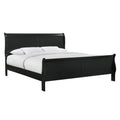 Louis-Philippe-King-Panel-3PC-Bedroom-Set-in-Black