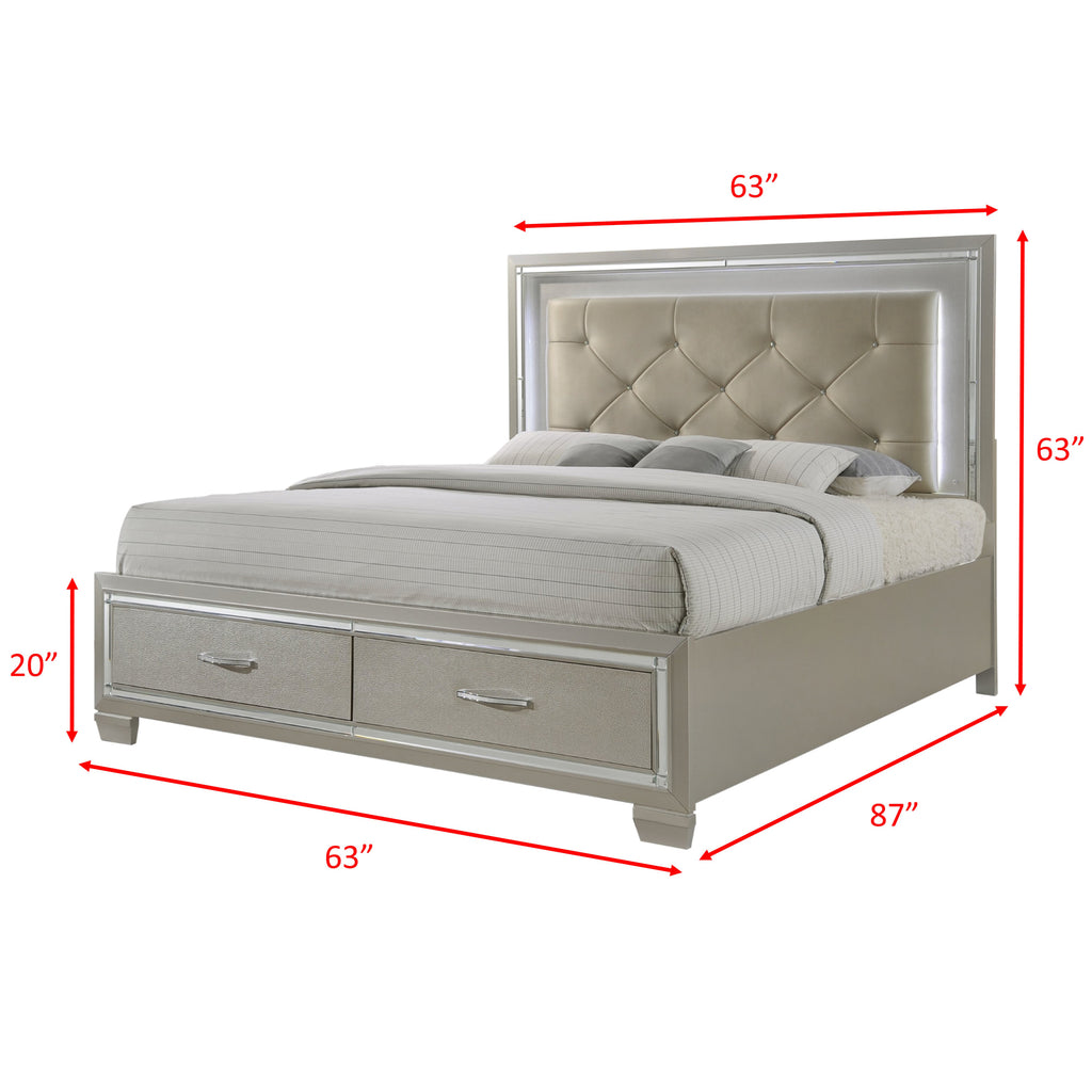 Platinum-Queen-Platform-Storage-5PC-Set