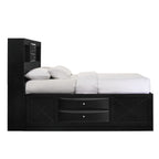 Emily Queen Storage Bed in Black