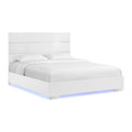 Ocean-Drive-Queen-Bed-with-Blue-LED-in-White