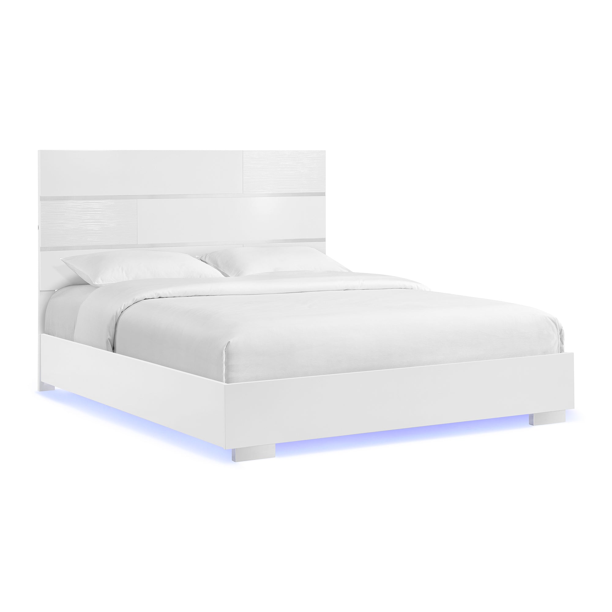 Ocean-Drive-Queen-Bed-with-Blue-LED-in-White
