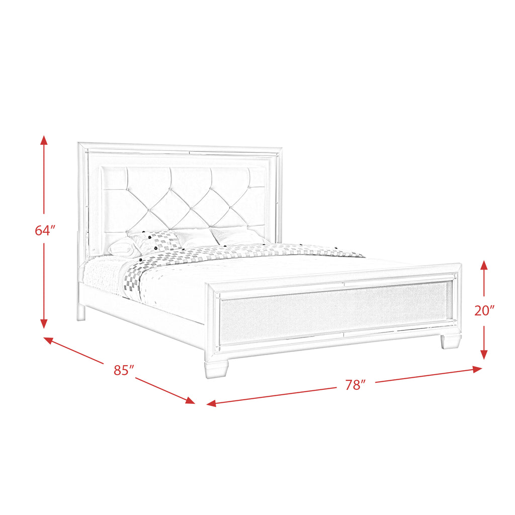 Platinum-King-Panel-Bed