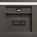 Sasha-King-Music-Bed-W/Led-Light-in-Grey