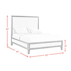 Versailles-Contemporary-Queen-White-Fabric-Panel-Bed-with-Low-Footboard-in-Grey