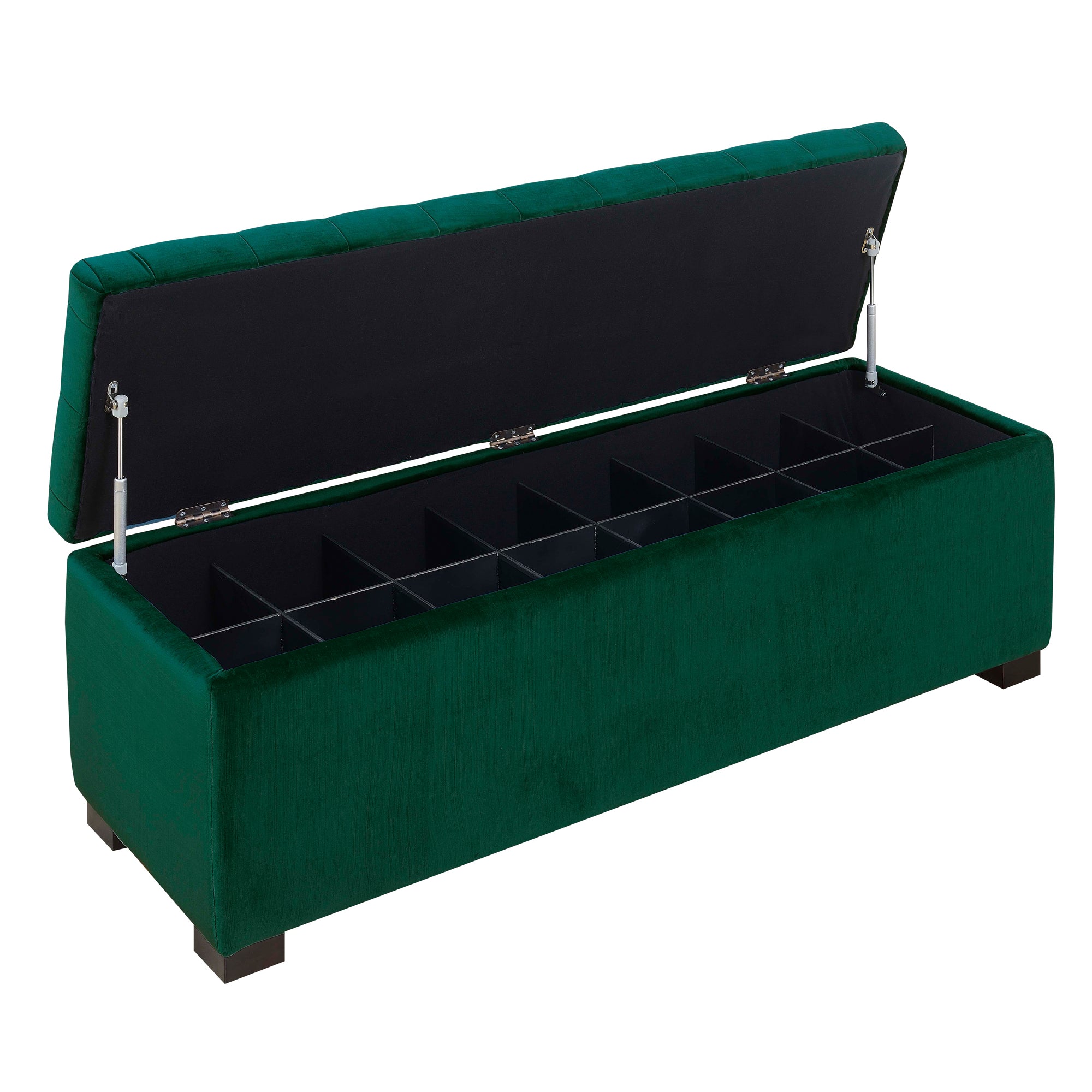 Chandler-1668-Shoe-Storage-Bench-Broadway-Emerald