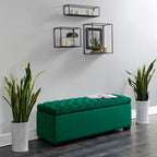 Chandler-1668-Shoe-Storage-Bench-Broadway-Emerald