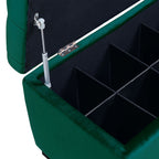 Chandler-1668-Shoe-Storage-Bench-Broadway-Emerald