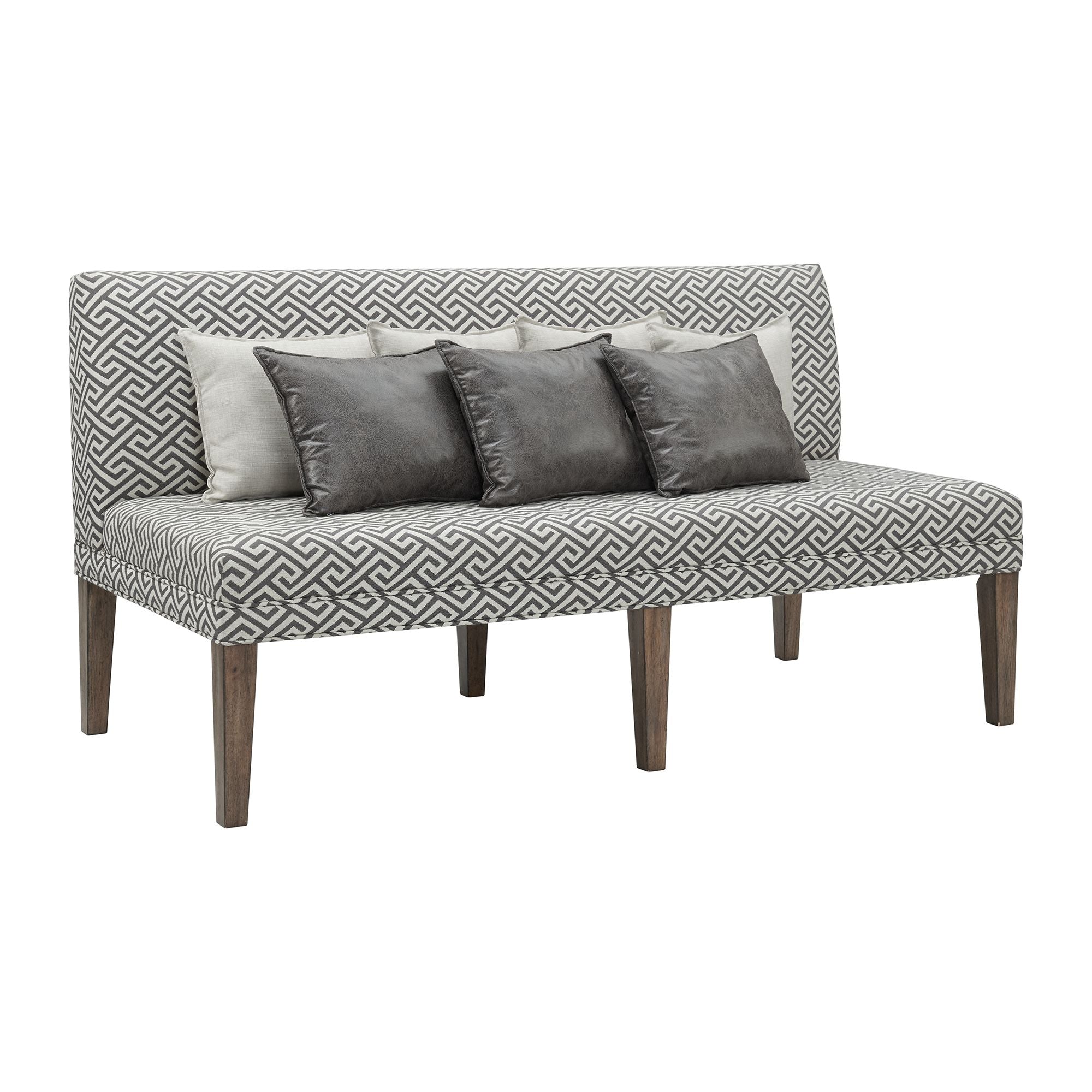 Gramercy-Dining-Three-Seat-Sofa-w/Seven-Pillows