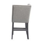 Seneca-Counter-Corner-Bench-with-Upholstered-Back-and-Grey-Fabric-in-Grey