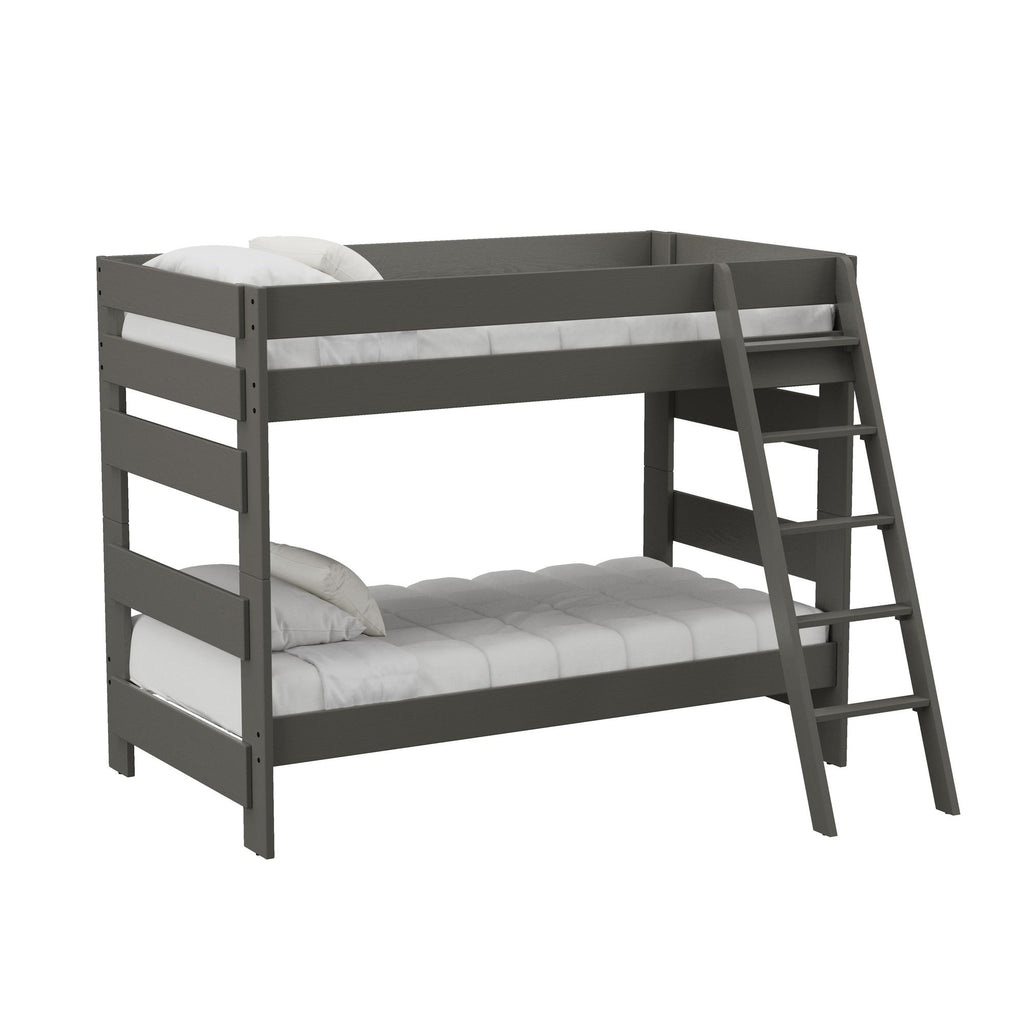 Cali-Kids-Complete-Twin-Over-Twin-Bunk-With-Ladder-in-Grey