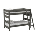 Cali-Kids-Complete-Twin-Over-Twin-Bunk-With-Ladder-in-Grey