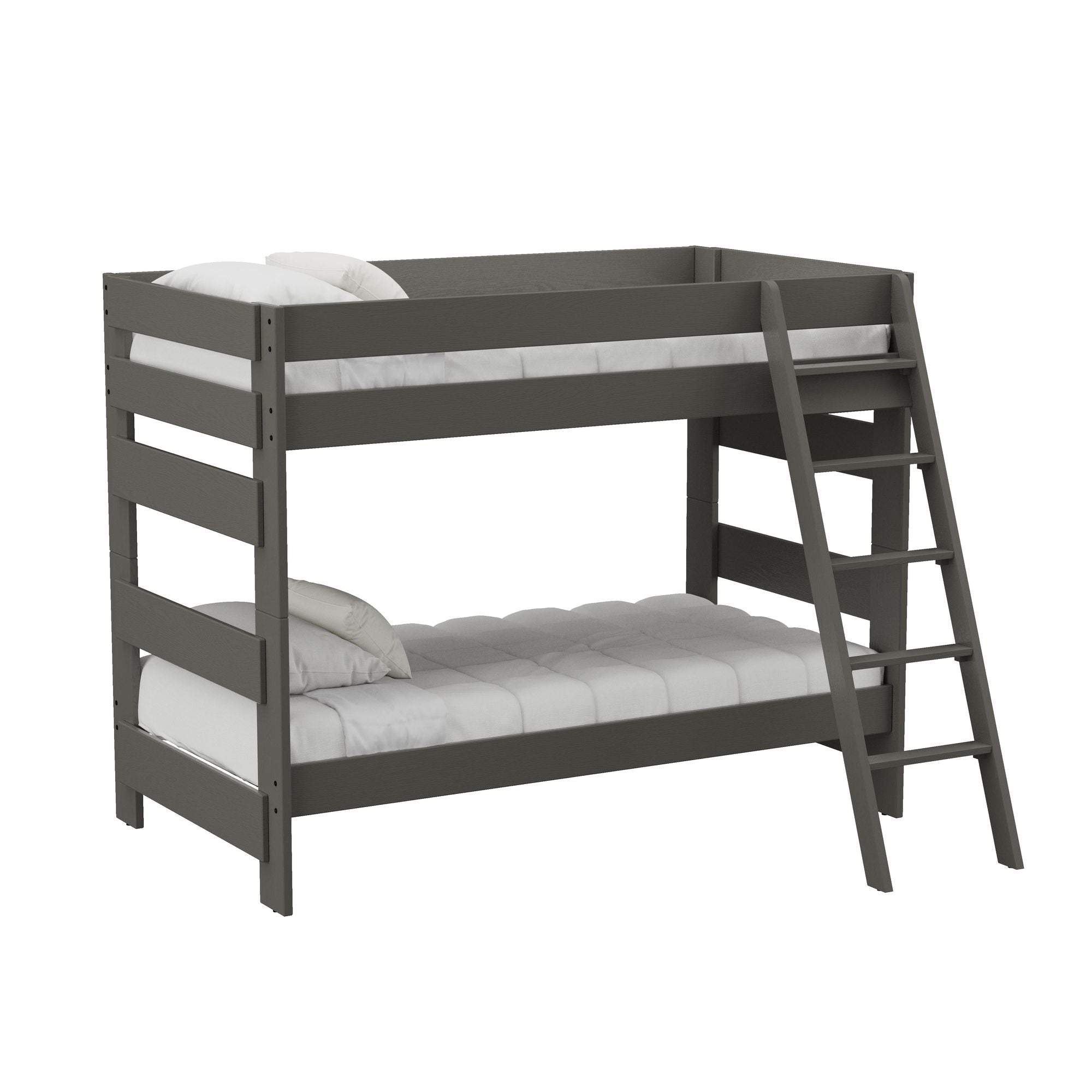 Cali-Kids-Complete-Twin-Over-Twin-Bunk-With-Ladder-in-Grey
