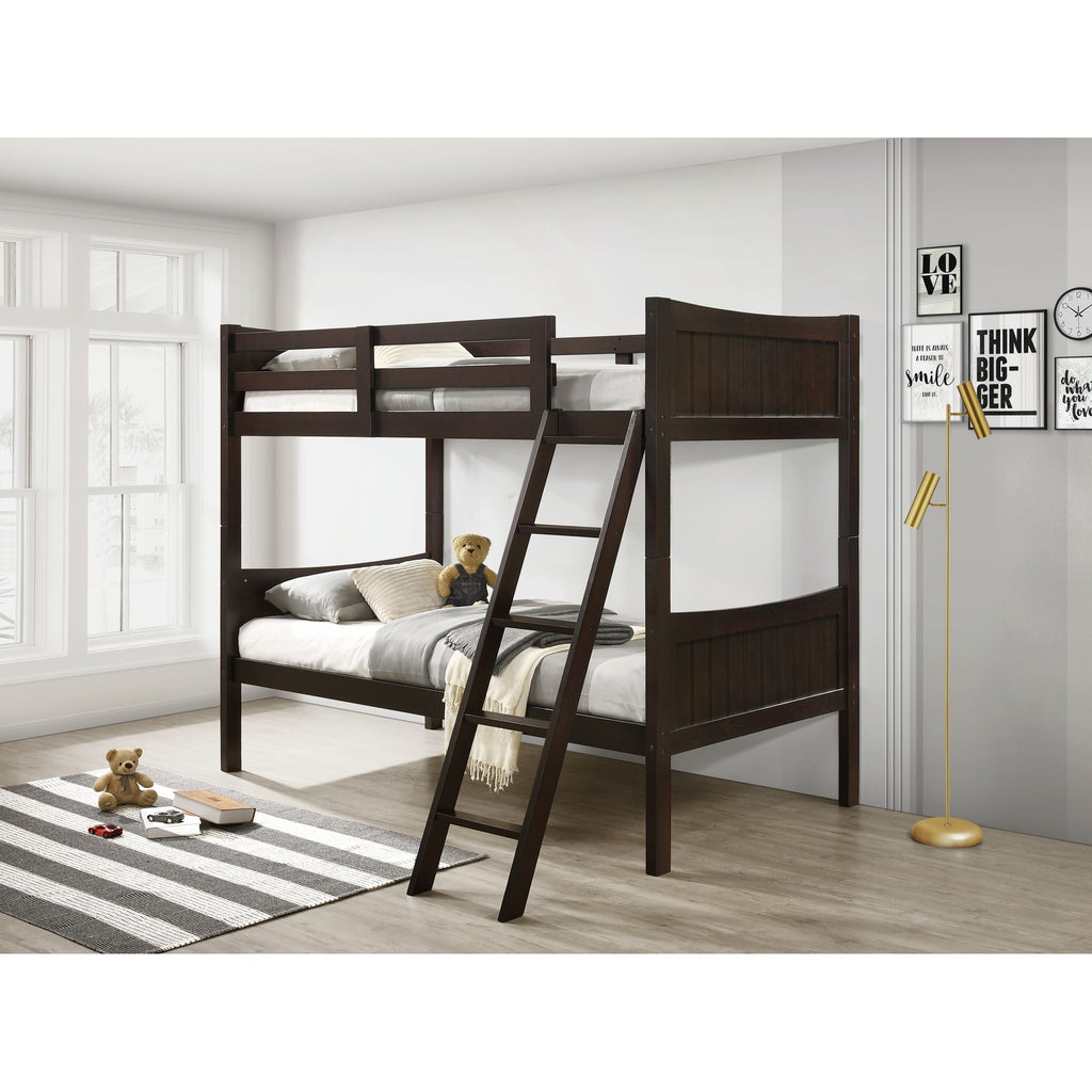 Sami Twin Over Twin Bunk Espresso