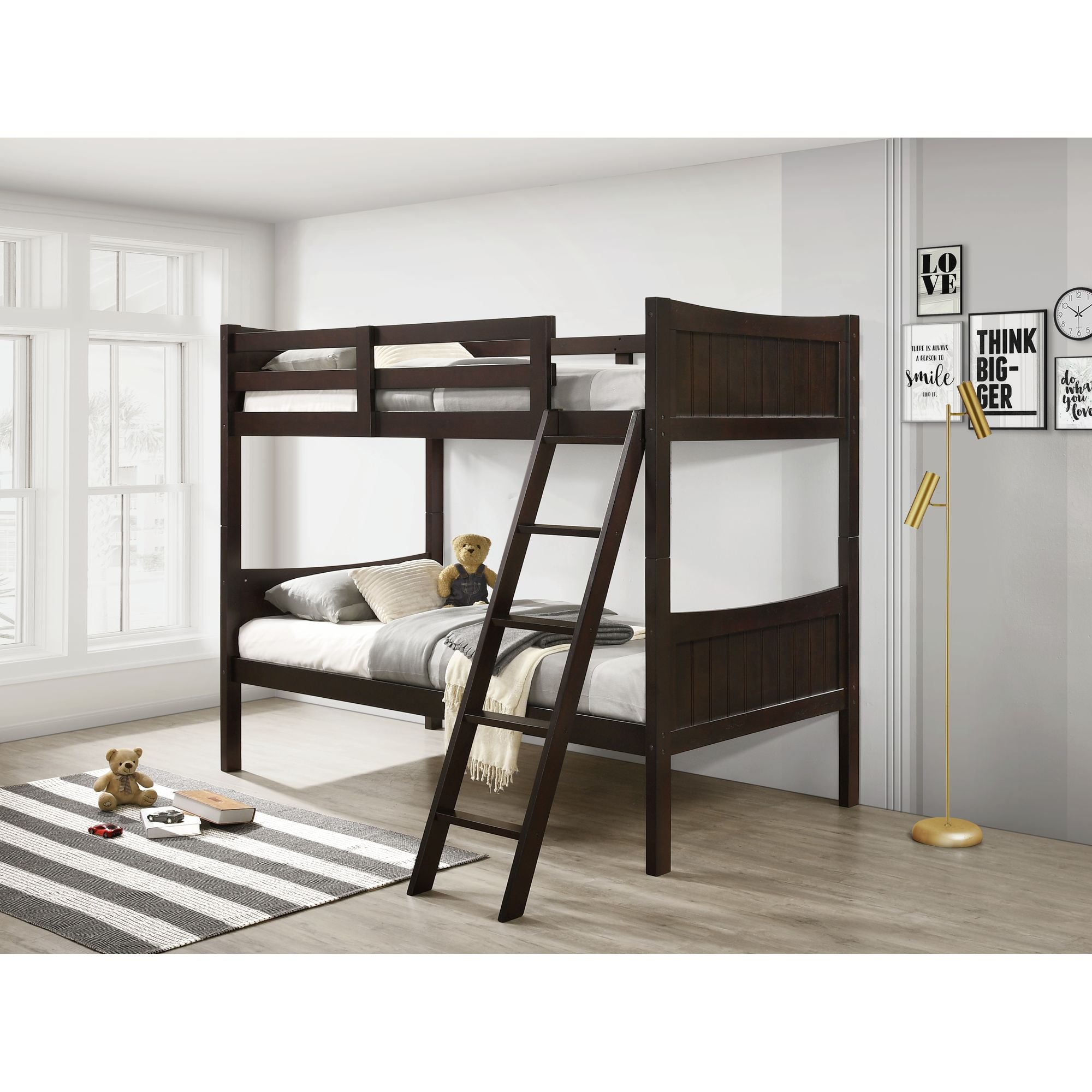 Sami Twin Over Twin Bunk Espresso
