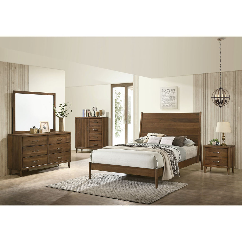 Malibu 4 Drawer Chest in Walnut
