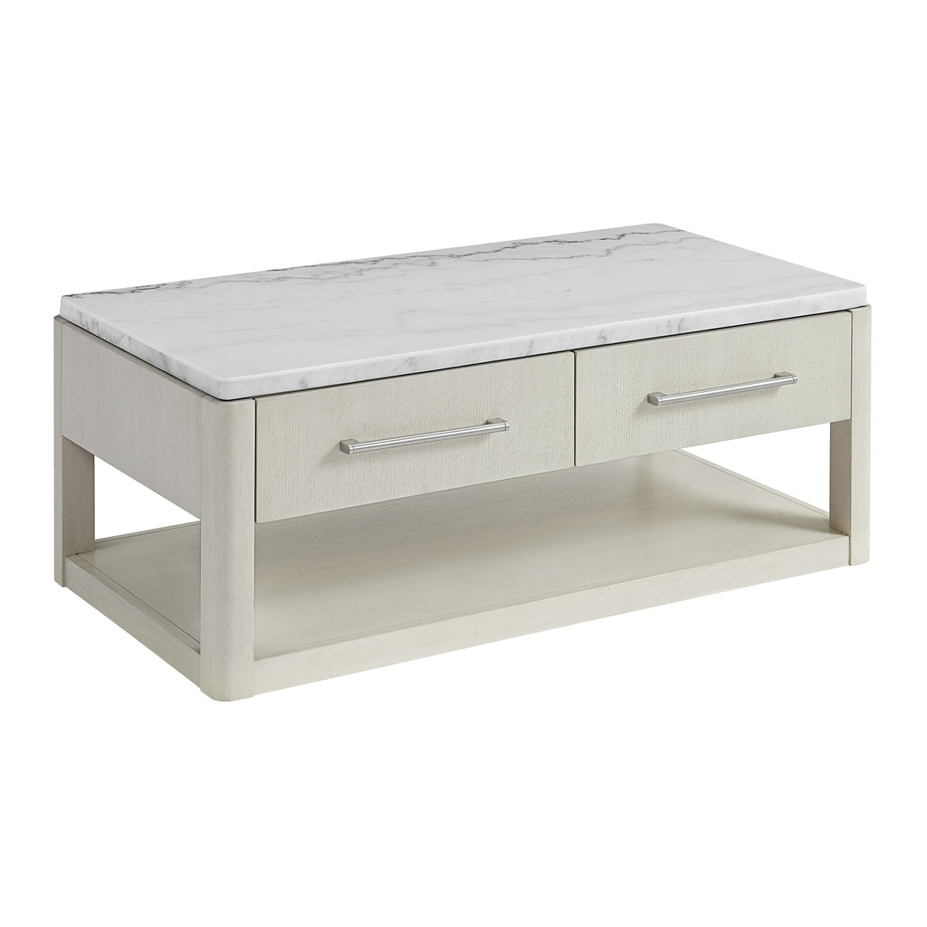 South-Beach-Cocktail-Table-with-White-Marble-Top-in-Almond-White