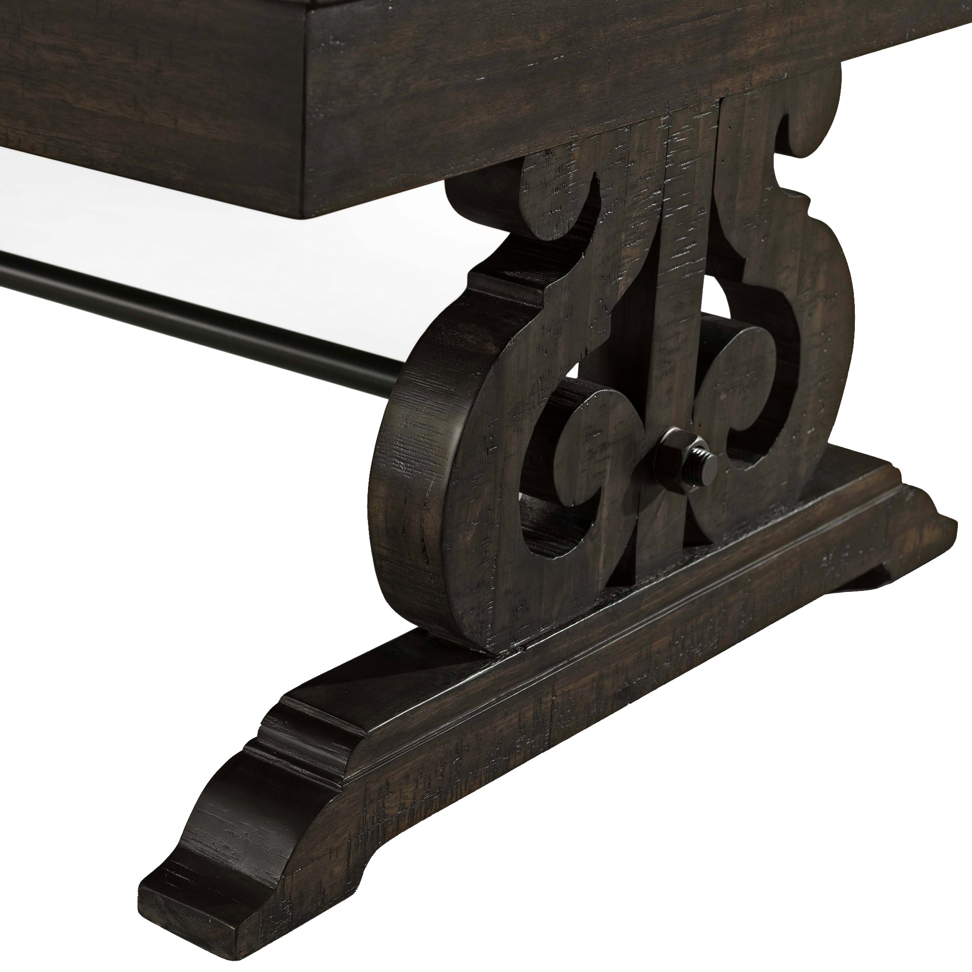 Stone Occasional Coffee Table with PU Leather Base