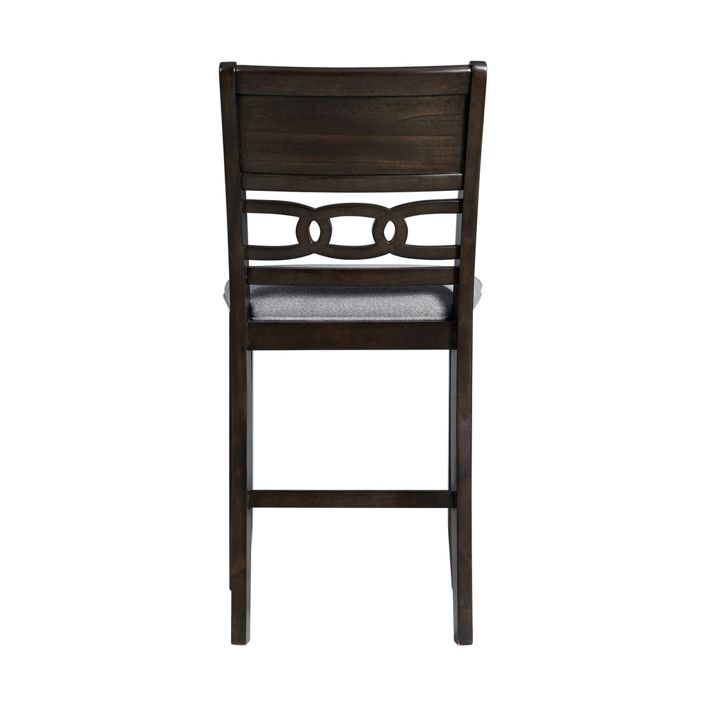 Amherst-Counter-Side-Chair-W/Fabric-Cushion-Dark-Finish-(2-Per-Pack)