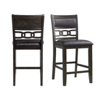 Amherst-Counter-Side-Chair-W/PU-Cushion-Dark-Finish-(2-Per-Pack)