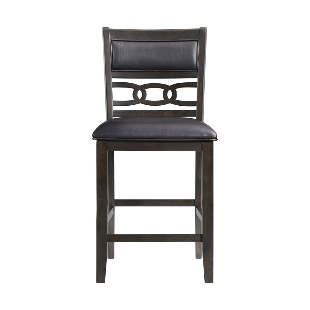 Amherst-Counter-Side-Chair-W/PU-Cushion-Dark-Finish-(2-Per-Pack)
