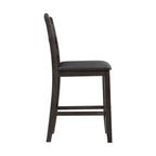 Amherst-Counter-Side-Chair-W/PU-Cushion-Dark-Finish-(2-Per-Pack)