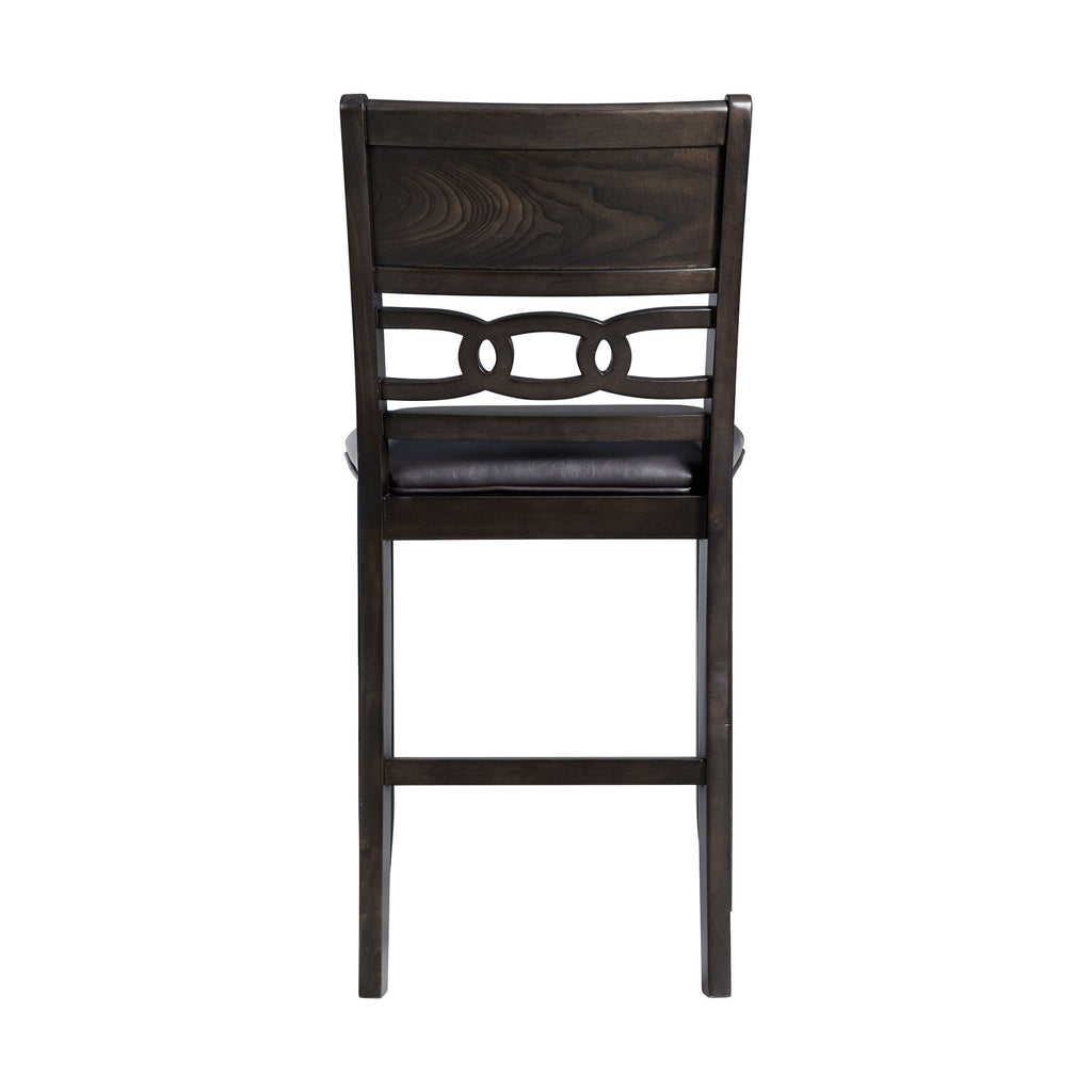 Amherst-Counter-Side-Chair-W/PU-Cushion-Dark-Finish-(2-Per-Pack)