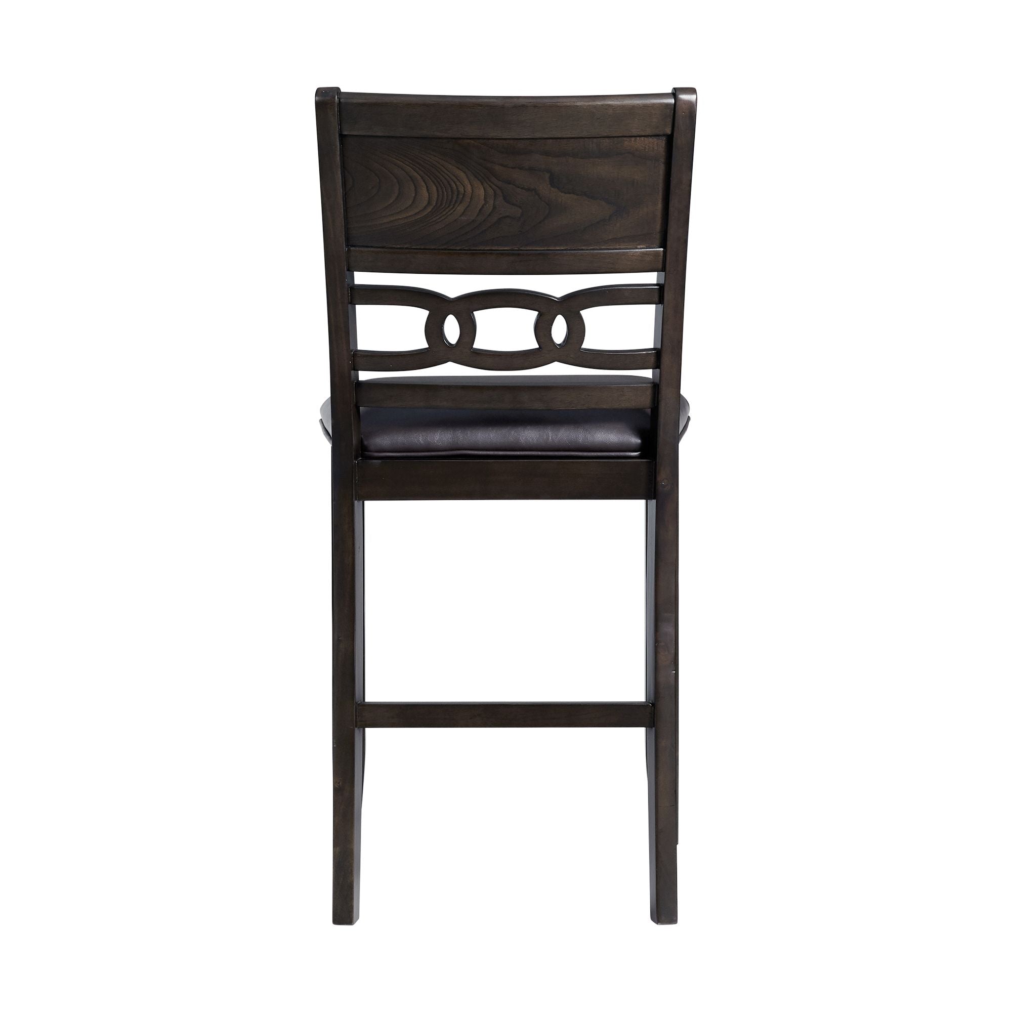 Amherst-Counter-Side-Chair-W/PU-Cushion-Dark-Finish-(2-Per-Pack)