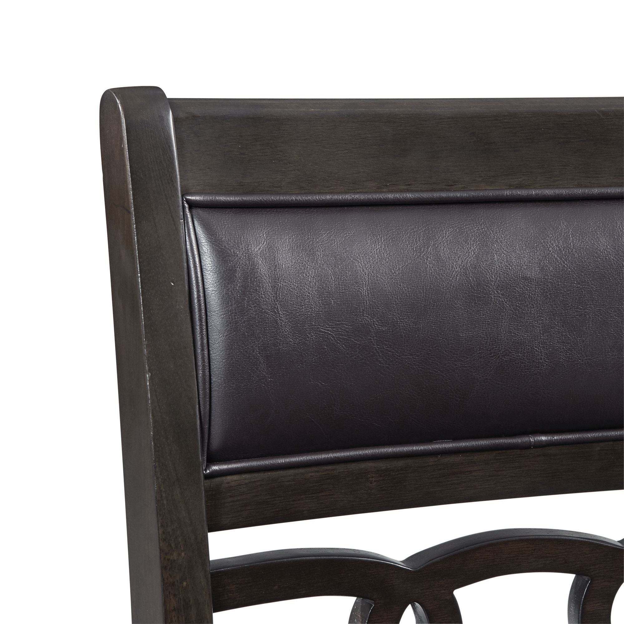 Amherst-Counter-Side-Chair-W/PU-Cushion-Dark-Finish-(2-Per-Pack)