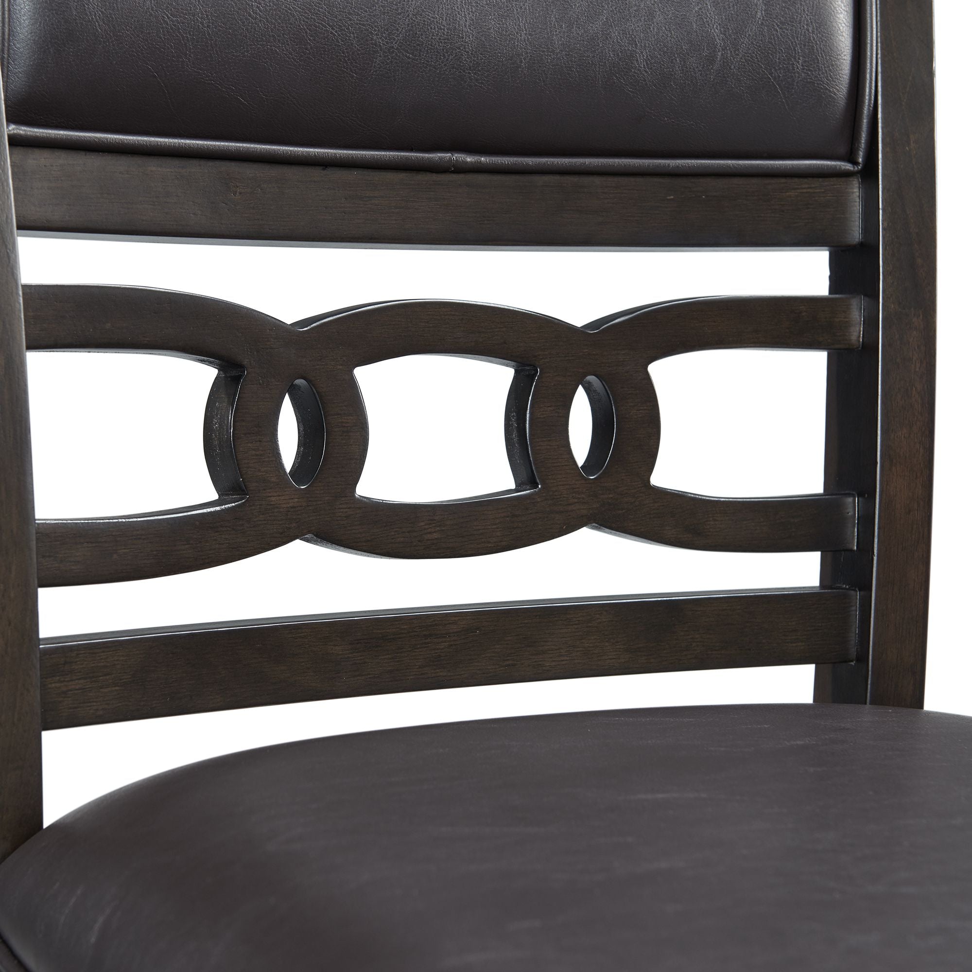 Amherst-Counter-Side-Chair-W/PU-Cushion-Dark-Finish-(2-Per-Pack)