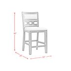 Amherst-Counter-Side-Chair-W/PU-Cushion-Dark-Finish-(2-Per-Pack)