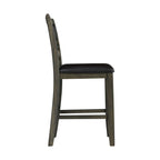 Amherst-Counter-Side-Chair-W/PU-Cushion-Grey-Finish-(2-Per-Pack)