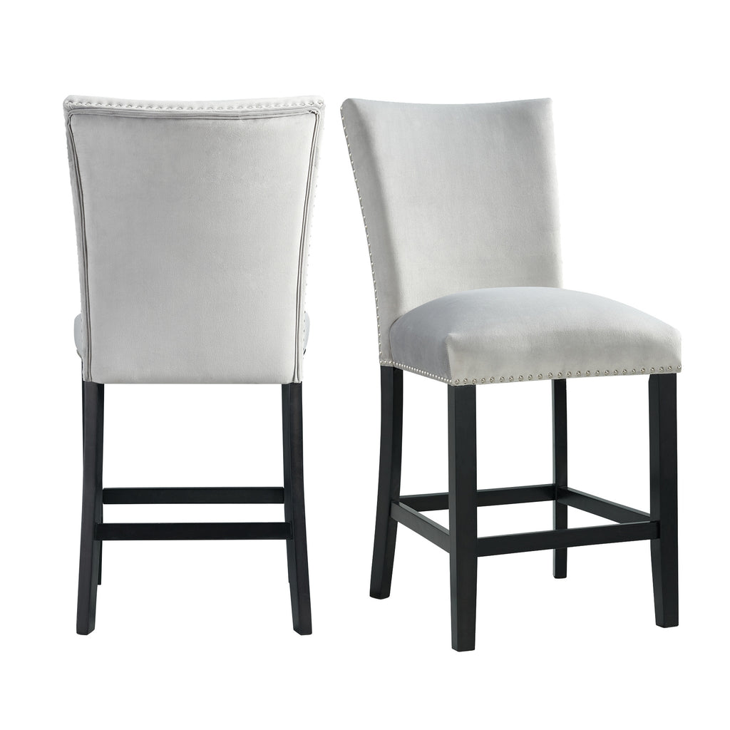 Francesca-Counter-Dining-Gray-Counter-Velvet-Side-Chair-(2-Per-Pack)