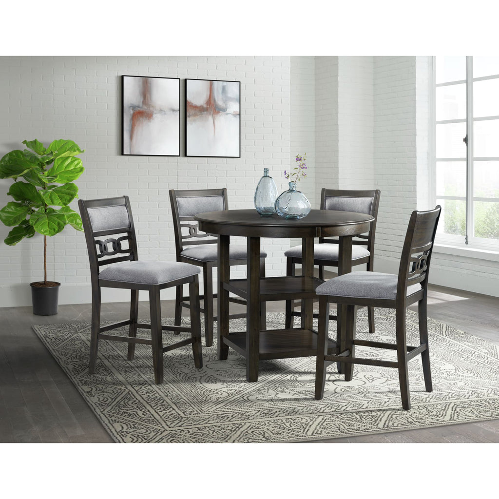Amherst-Counter-Table-w/Wood-Leg-Dark-Finish
