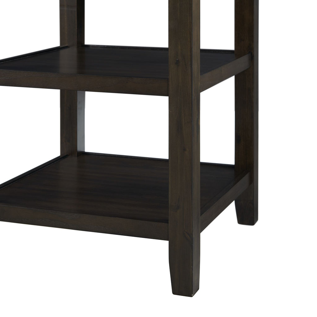 Amherst-Counter-Table-w/Wood-Leg-Dark-Finish