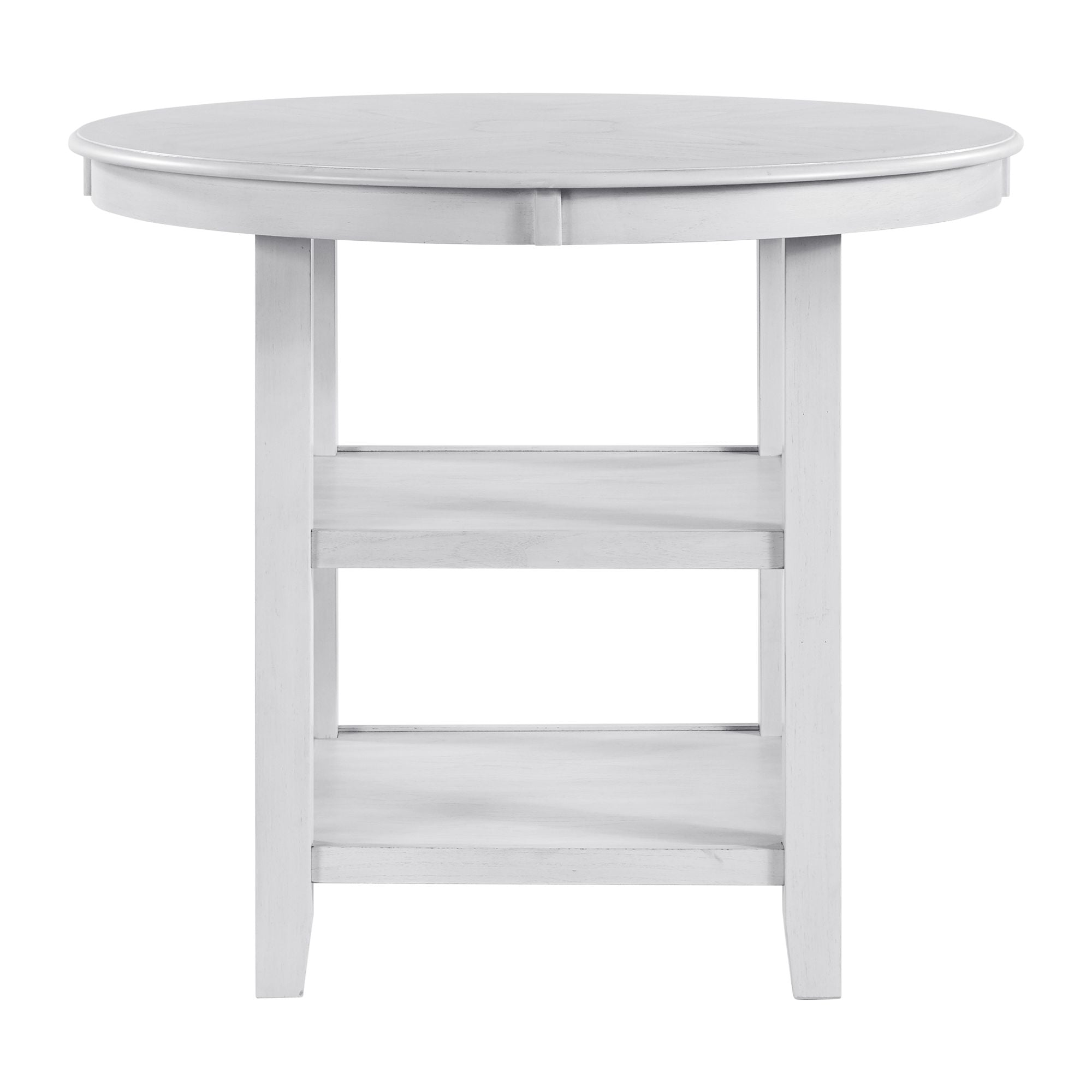 Amherst Counter Table with Wood Leg White Finish