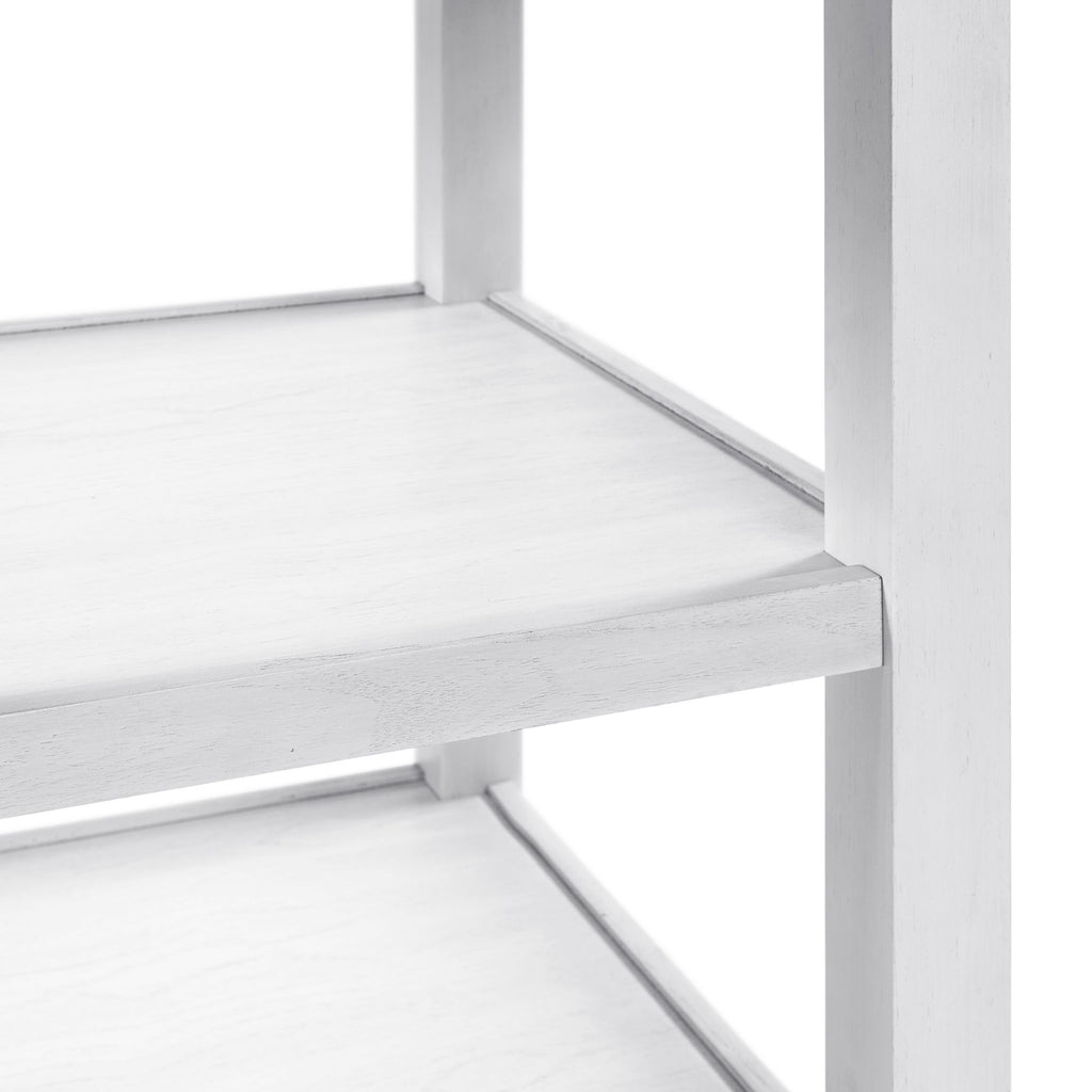 Amherst Counter Table with Wood Leg White Finish