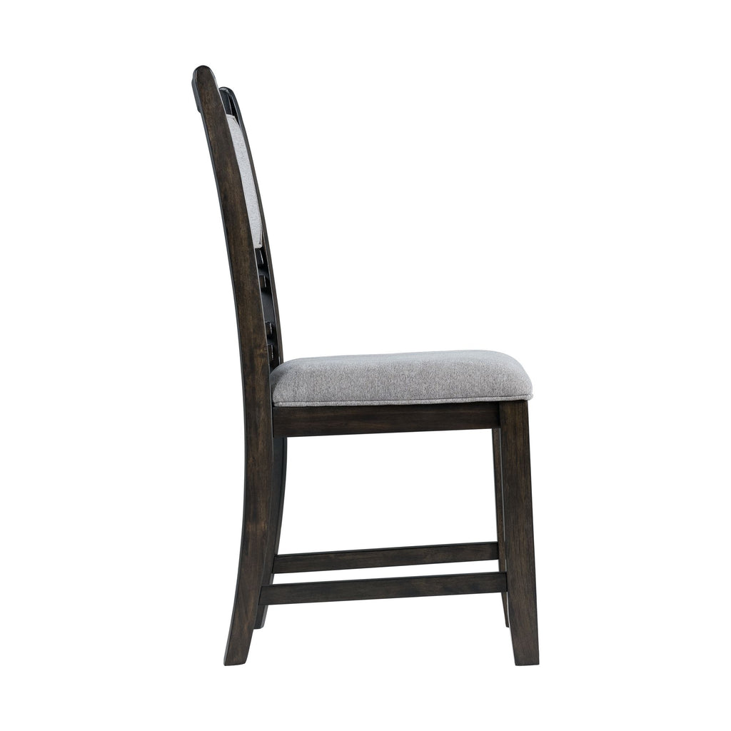 Amherst-Dining-Side-Chair-W/Fabric-Cushion-Dark-Finish-(2-Per-Pack)
