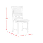 Amherst-Dining-Side-Chair-W/Fabric-Cushion-Dark-Finish-(2-Per-Pack)